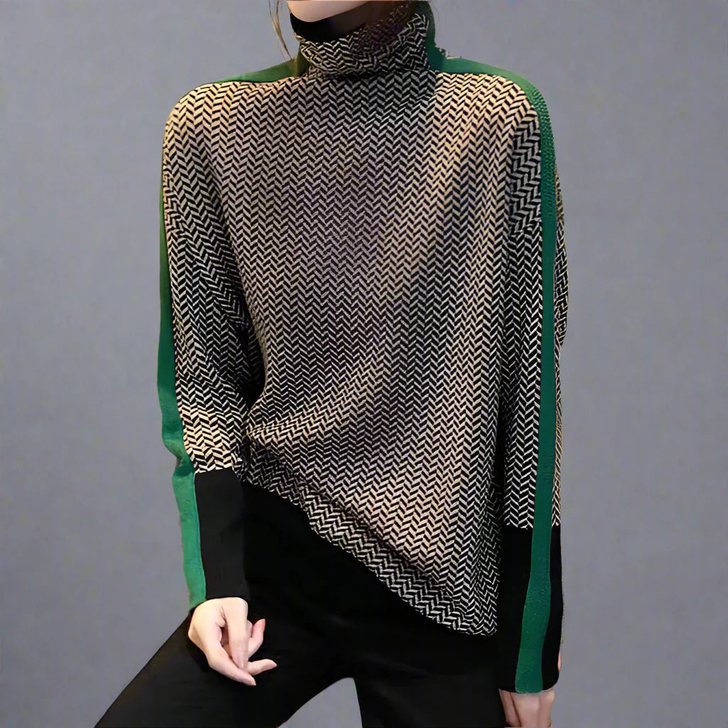 Liora | Herringbone Sweater